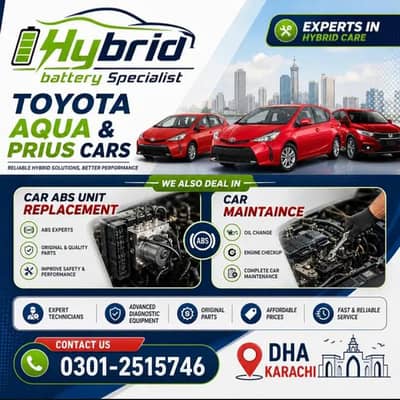 Hybrid Battery Solution - Prius Aqua Vezel Lexus - ABS Unit