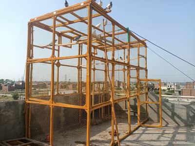 Pigeon cage made with premium quality material.