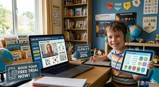 Online male Tutor Service here for Class 2 to Class 5