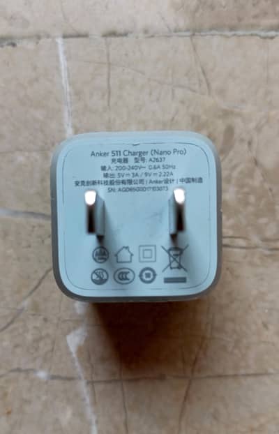 Anker 511 Charger (Nano Pro), model A2637