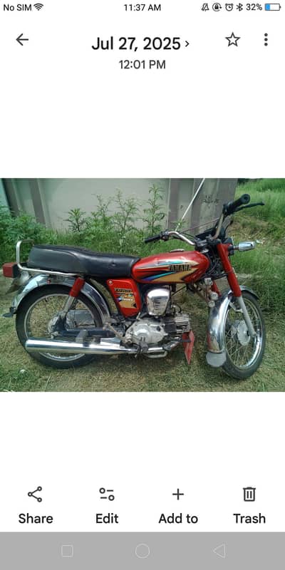 Bike Yamaha 100 4 stroke for sale