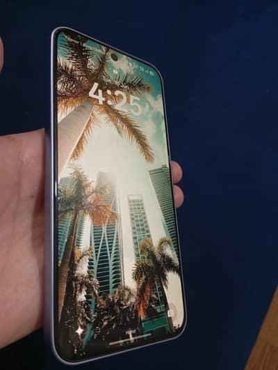 OPPO Reno 15 F 5G Aurora Blue color