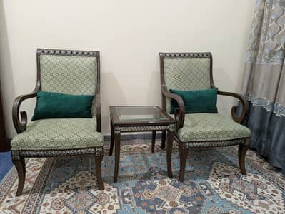  Elegant Wooden Chair Set for Sale 