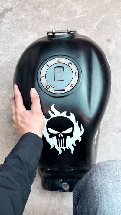 Huge heavybike shaped tank