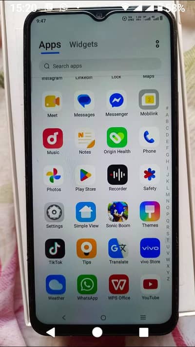 Vivo Y18.6gb 128gb full box