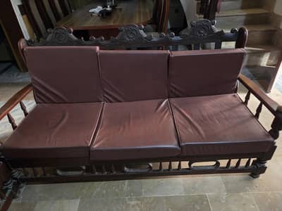 5 seater sofa set pure talli main bana hoa mazboot