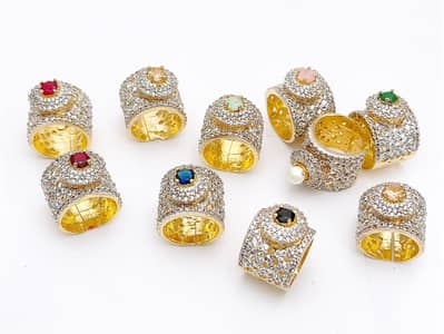 Xuping Original Rings with Real Stones | Adjustable & Regular Sizes |