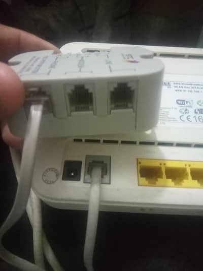 STC huawei Wi-Fi router + VDSL splitter