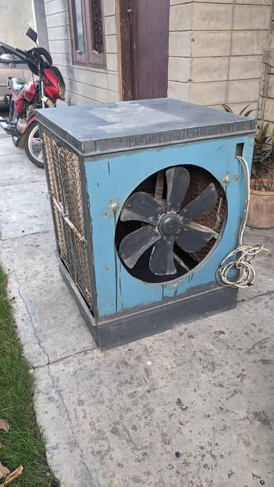 Lahori Cooler copper fan with cooling pad khuss