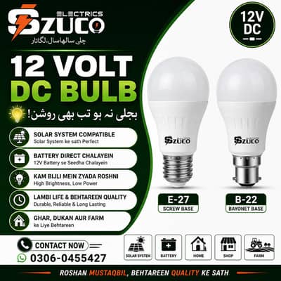 DC 12 Volt LED Bulbs