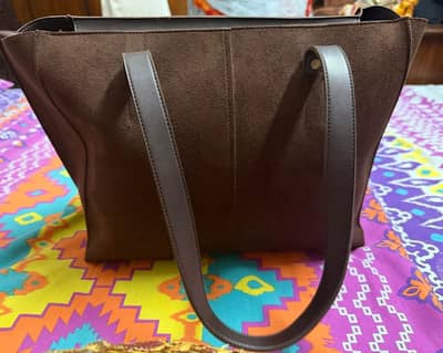 Dark brown bag