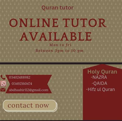 Quran teacher