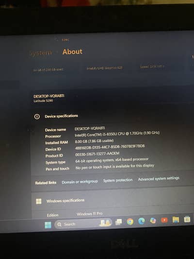 Dell Latitude 5290 | 8GB RAM| 256GB SSD| 12.5” Display