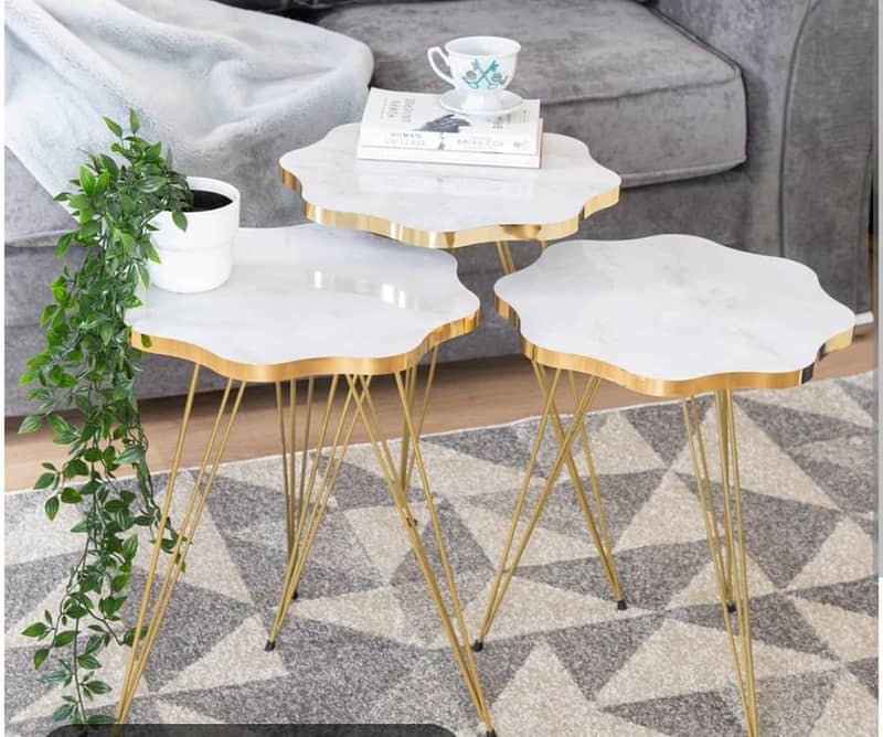 Nesting table-coffee table-Round table-Dining table-Center& Side table 13