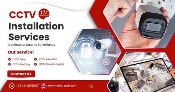 CCTV cameras installation service