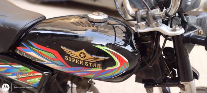 Super star 2022 model for sell neat and clean condition.