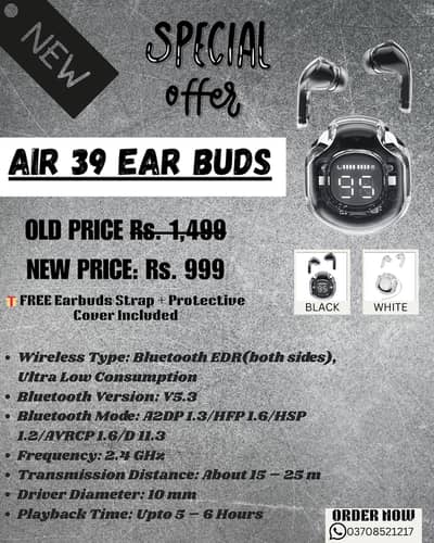 AIR39 EARBUDS PRICE negotiable