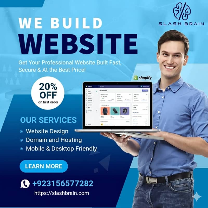 Website Design & Development Service | WordPress, Shopify, React 3