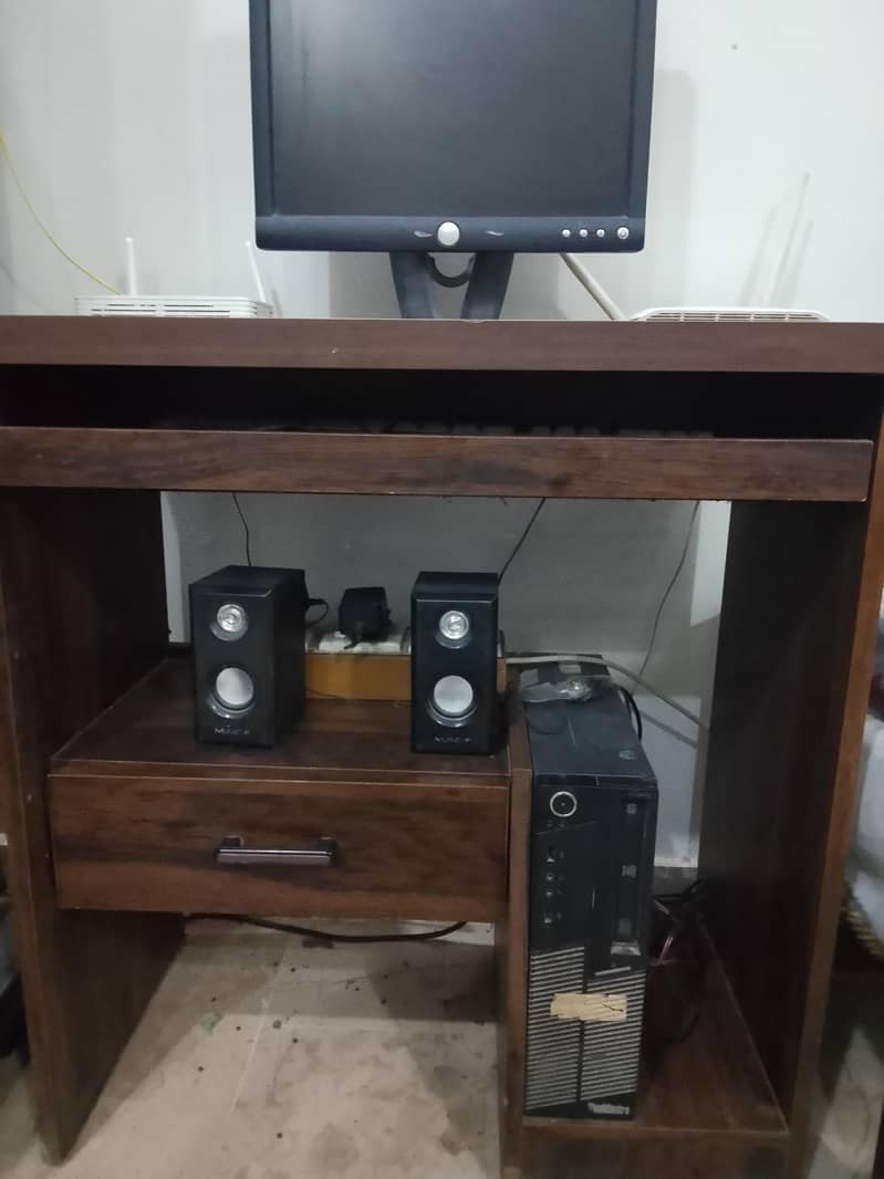 Computer table with drawer 0