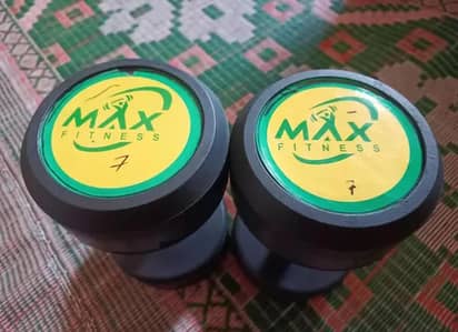 7KGs Max Fitness Dumbbles for sale
