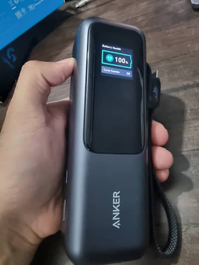 Anker Zolo Power Bank (25K, 165W, Built-In and Retractable Cables)