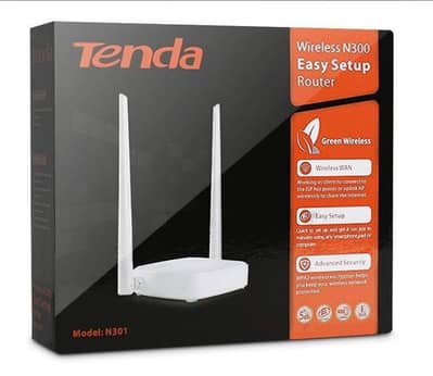 Sealed Pack Brand New Tenda Wireless N-300 Router. NEVER OPEN. URGENT.