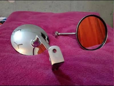 side mirrors new original steel for antique love delivered al Pakistan