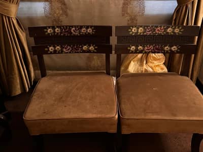 Wooden elegant chairs