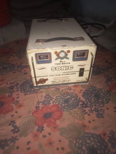 Stabilizer sonic company 7500 Watts