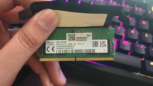 DDR5 5600MHZ 8X2 Sk Hynix SODIM Laptop ram CL40