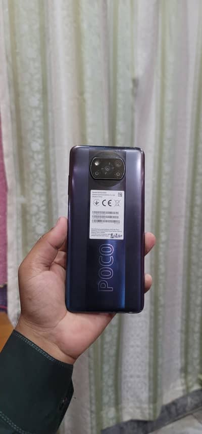 poco x3 pro 8gb 256gb with only box official approved