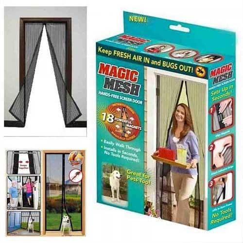 Magic Mesh Magnetic Mosquito Screen Door Net Home Improvement