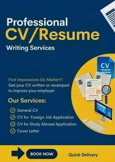 Professional CV Writing & Resume Design Service – Get Interview Calls!