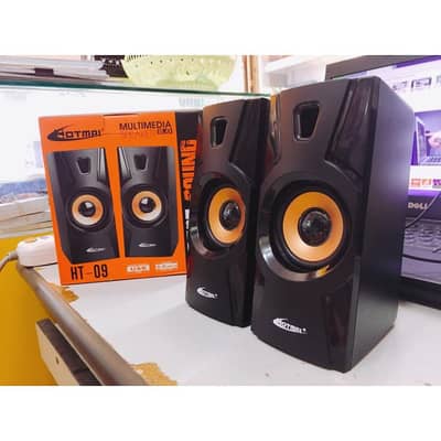 PC Speakers – Like New, Original Box | USB + AUX | Rs. 2500