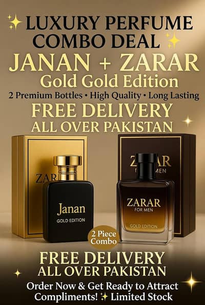 Janan Four Homme Gold Edition Perfume 100ml – Long Lasting Fragrance