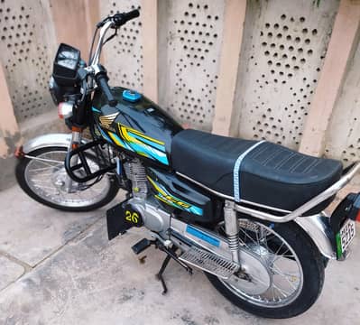Honda CG 125 2014 Model 2016 Register