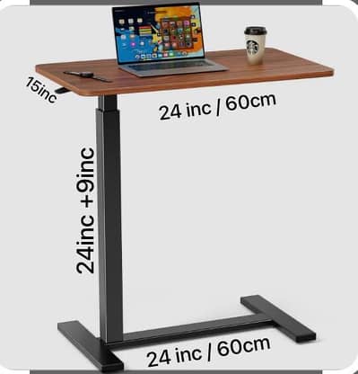 Laptop table for metal