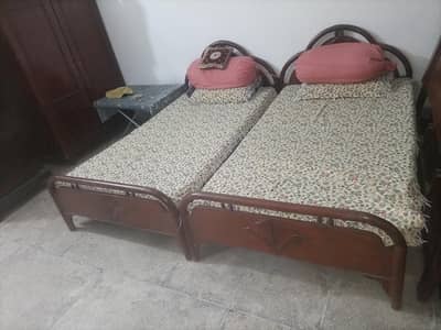 Single bed (shesham wood )
