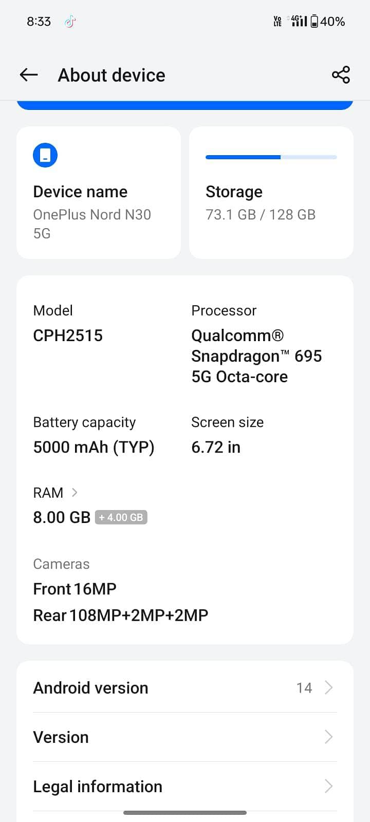 One Plus Other Model 1