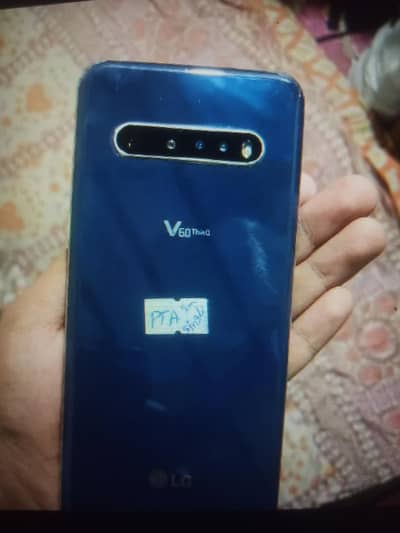 lg v60  5g. 8.128. pata approved. with box . all ok loction sukkur