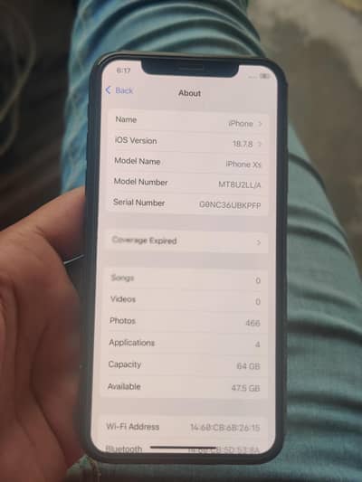 iPhone XS Factory unlocked 64GB BH 85 Waterpack. .