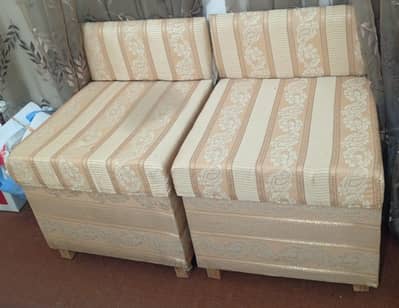 8 seater storage sofa with center table