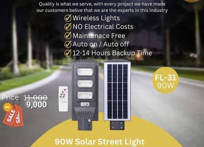 Solar Street Lights / 2 years warranty