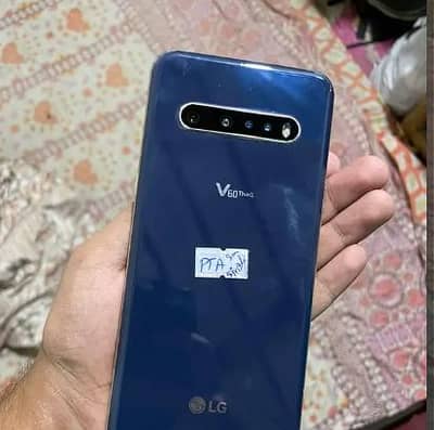 LG V60 ThinQ 5G. 8.128gb. pata approved with box location sukkur