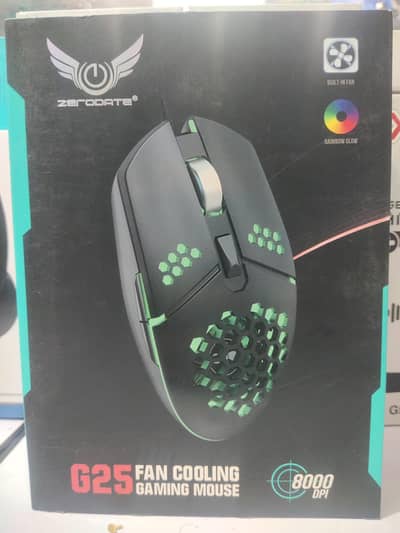 Brand New Fan cooling Gaming G25 wired  Mouse
