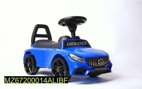  Kids Ride-On Push Car – Stylish Blue Sports Car for Children