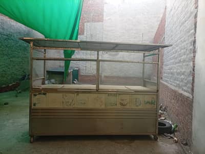burger shawarma steel counter