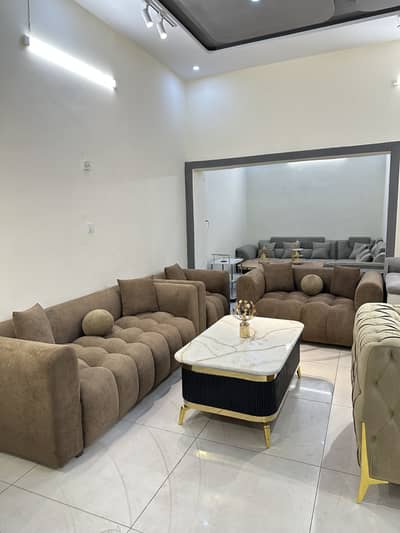 Bubble Sofa Set , 6 Seater Corner , Luxury Sofa Set, L Shape Sofa