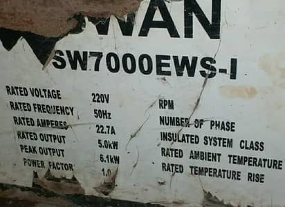 swan 7000 used conition