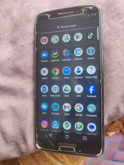Motorola G6 HD Display 5.5" Storage 3/32GB Back Crack Network Locked